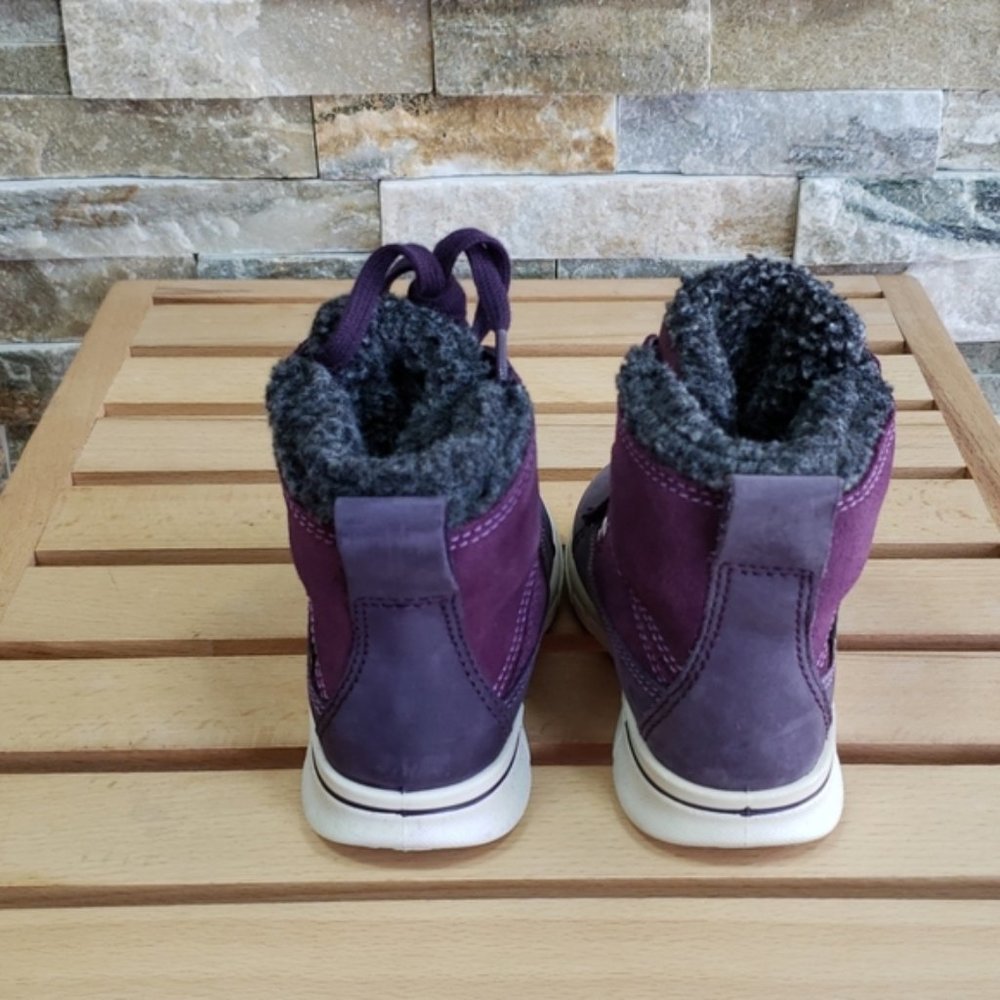 ECCO Kids First Mid Cut Lace Boot - Picture 8 of 9